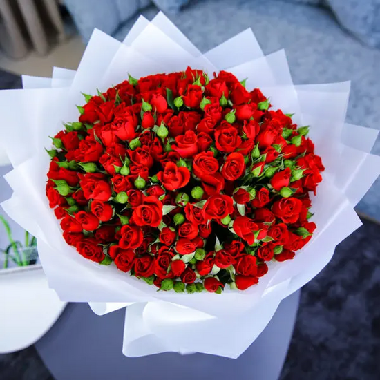 baby red roses Bouquet