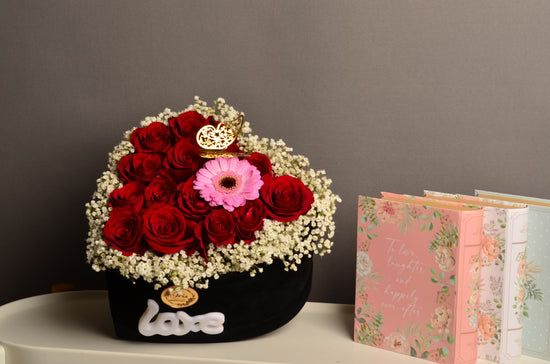Red rose box