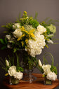 Luxury White flowers vase