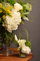Luxury White flowers vase