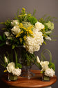 Luxury White flowers vase