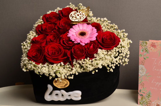 Red rose box