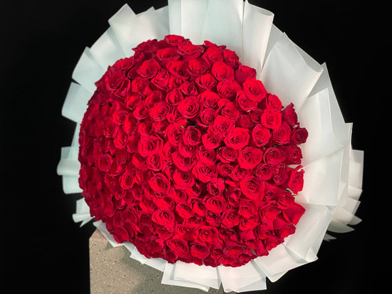 201 red rose bouquet