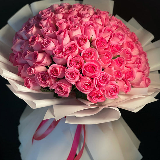 Pink rose bouquet