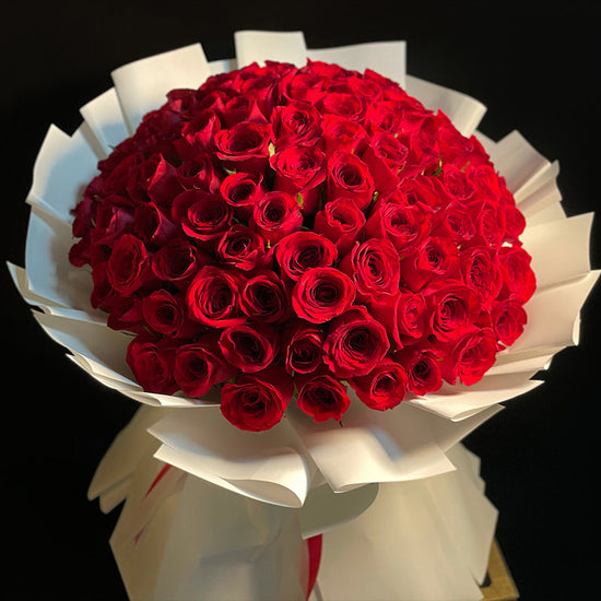 Red rose bouquet