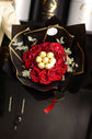 red rose with Ferrero bouquet