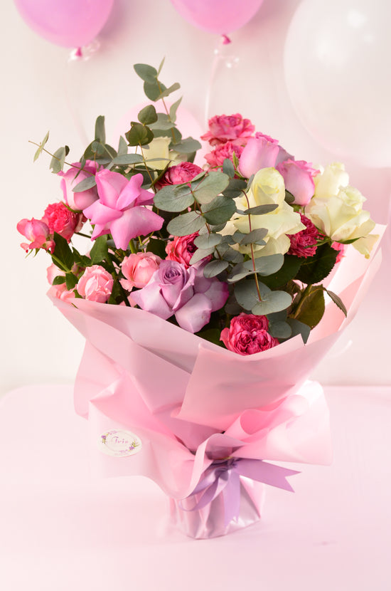 pink rose bouquet
