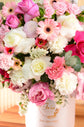 Luxury pink flower box