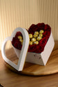 red rose box with Ferrero