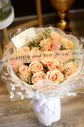 peach rose Bouquet