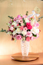 Luxury pink flower Vase