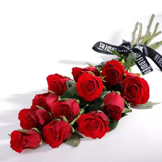 red rose hand bouquet