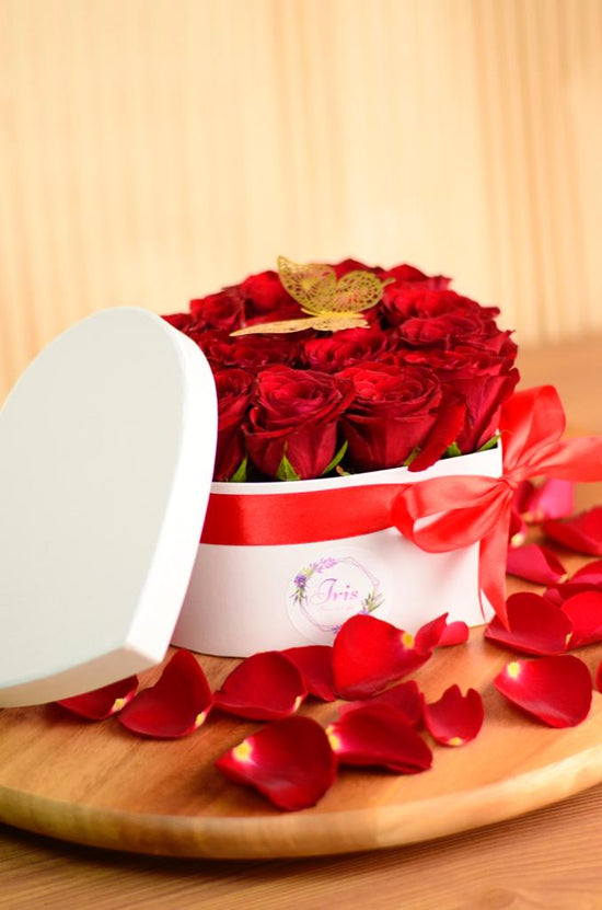 red rose box