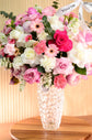 Luxury pink flower Vase
